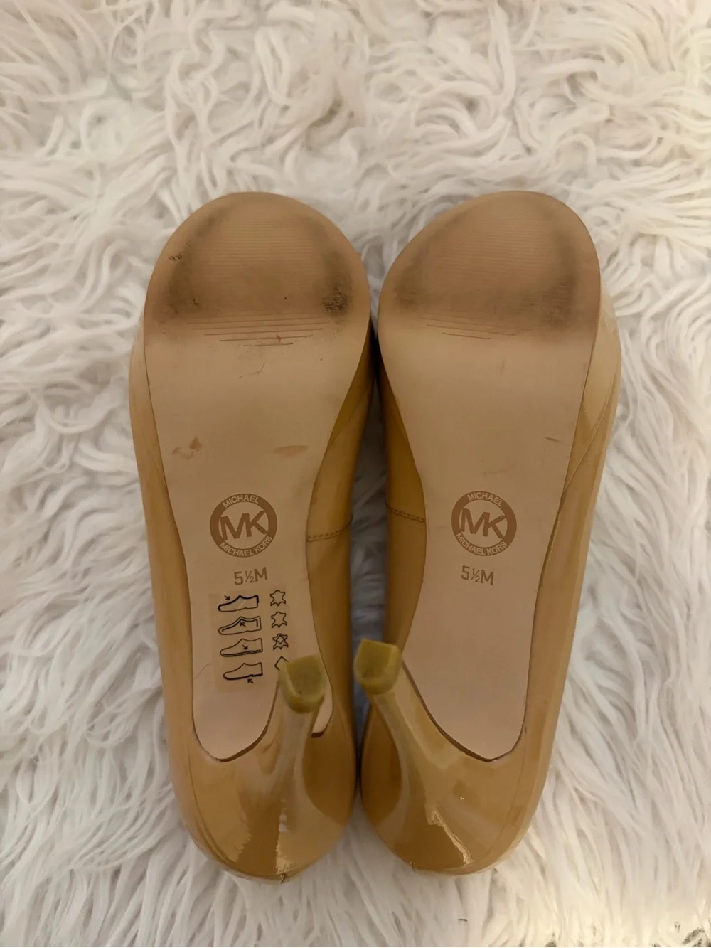 Michael Kors tan heels